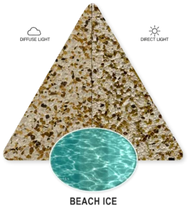Beach Ice — ภาพประกอบตัวอย่าง PebbleCrete Classic
