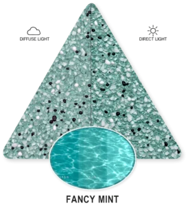 Fancy Mint — ภาพประกอบตัวอย่าง PebbleCrete Classic