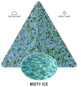 Misty Ice — ภาพประกอบตัวอย่าง PebbleCrete Classic