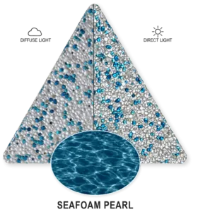 Atoll Pearl — PebbleCrete Glass sample illustration