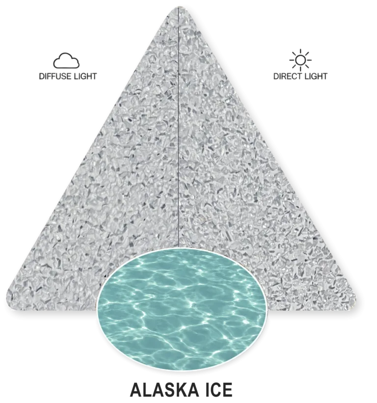 Alaska Ice — PebbleCrete Classic sample illustration