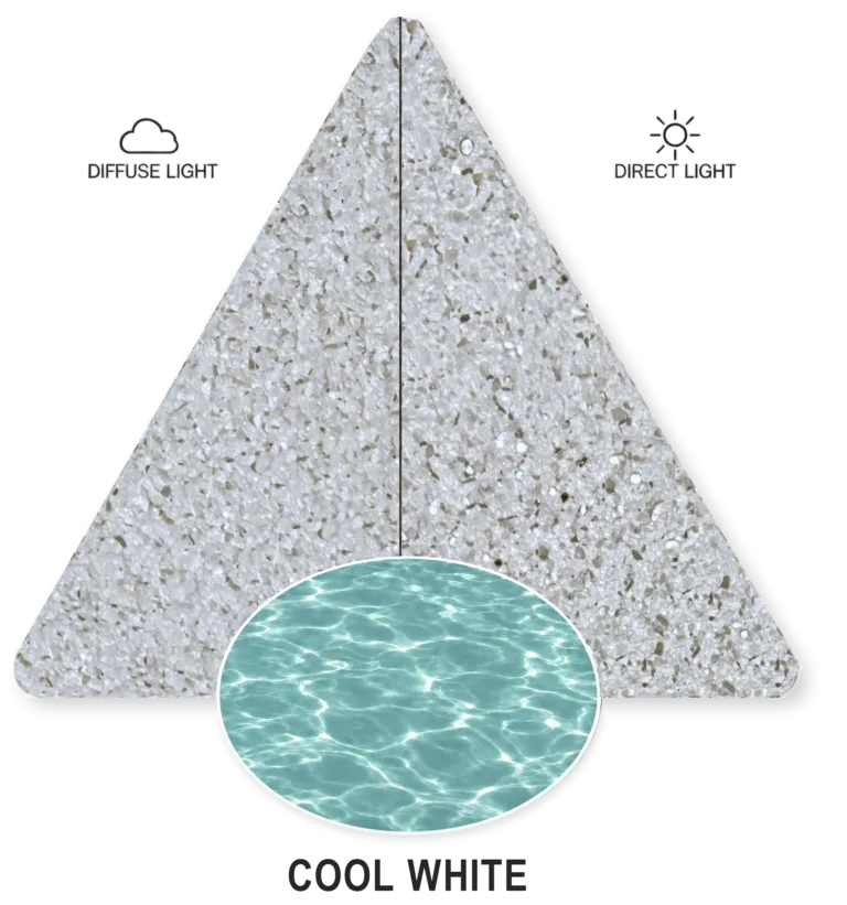 Cool White — PebbleCrete Classic sample illustration