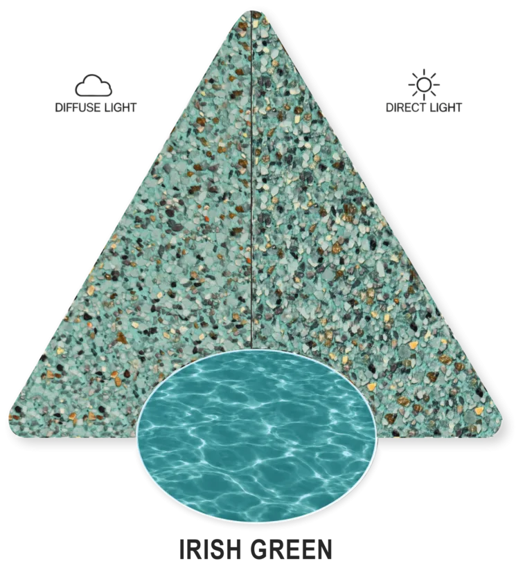 Irish Green — PebbleCrete Classic sample illustration