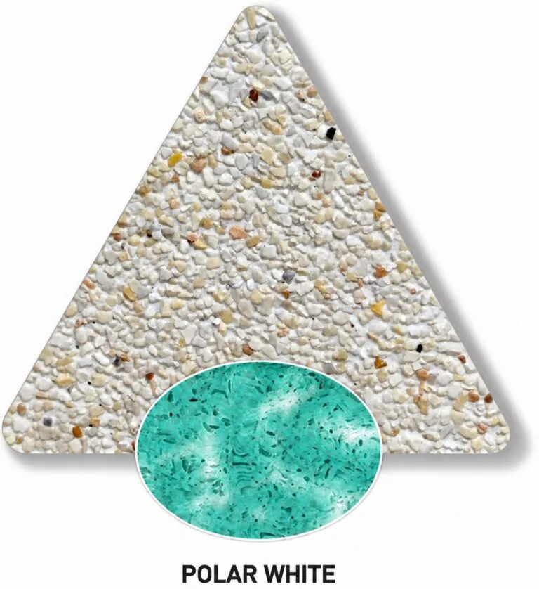 Polar White — PebbleCrete Classic sample illustration