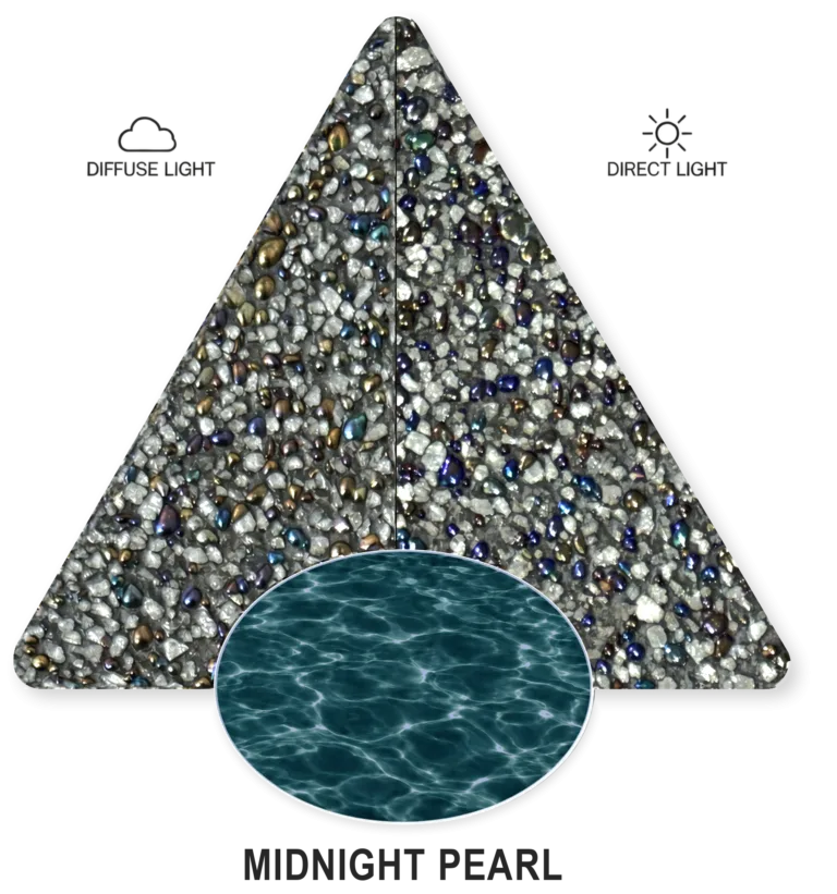 Black Halo — PebbleCrete Supreme sample illustration
