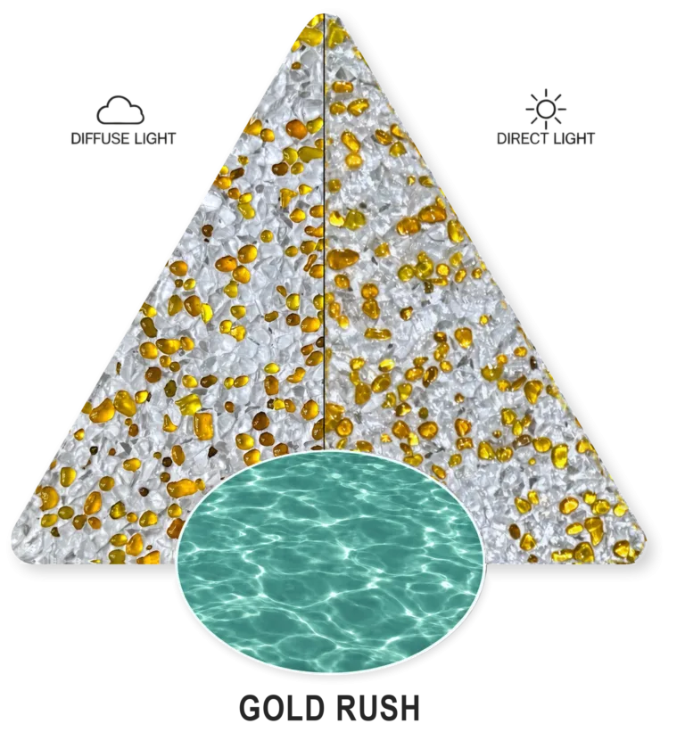 Gold Rush — PebbleCrete Supreme sample illustration