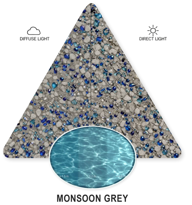 Monsoon Grey — PebbleCrete Supreme sample illustration