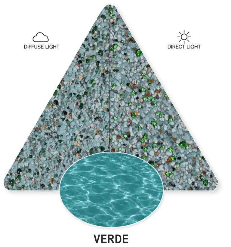 Verde — PebbleCrete Supreme sample illustration