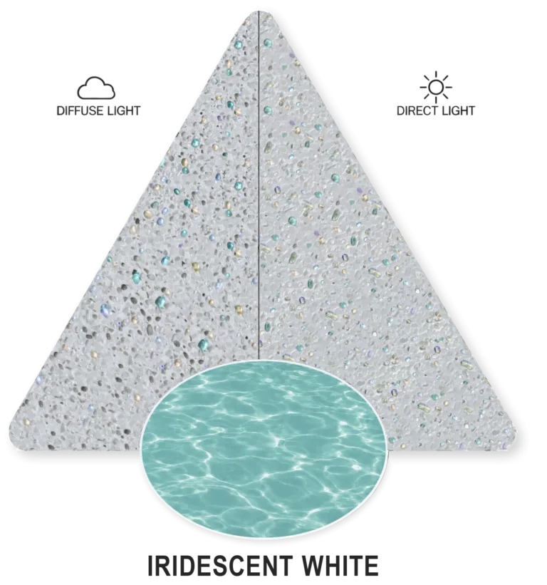 White Halo — PebbleCrete Supreme sample illustration