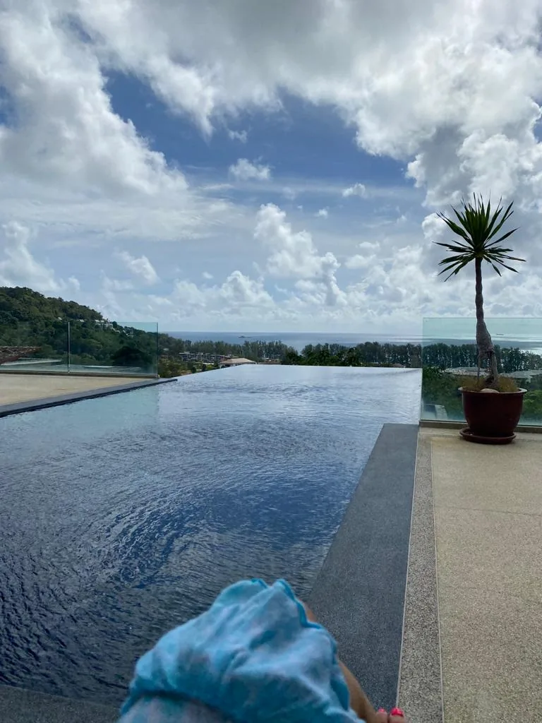 Vista del Mar, Naithon — Sea-View Pool — the pool towards the sea